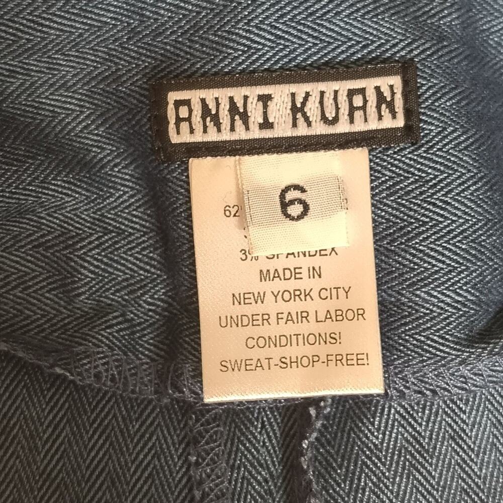 Anni Kuan Silk Metallic Peacock Brocade Jacket Pants Suit Set Vintage Small #612 - Picture 7 of 16